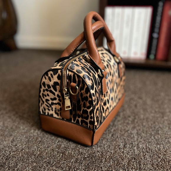 Brown Leopard Handbag - Picture 3 of 6